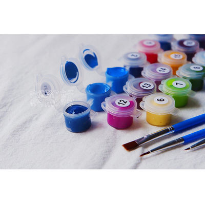 女の子の番号 絵 DIY ポートレイト キット 手描き オイルアート キャンバス 家庭装飾 古典的なスタイル