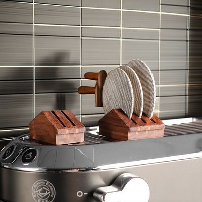 バリスタ ツール スチール シリコン コーヒーフィルターホルダー 58mm エスプレッソ ティー 牛乳 泡