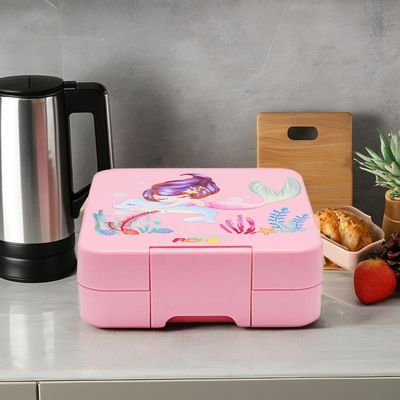 便利な18*15*5 2層ベントプラスチック食品容器