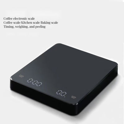 簡単にLED 電子コーヒースケール 1-3000g 容量 250mAh バッテリー ミニマリストデザイン