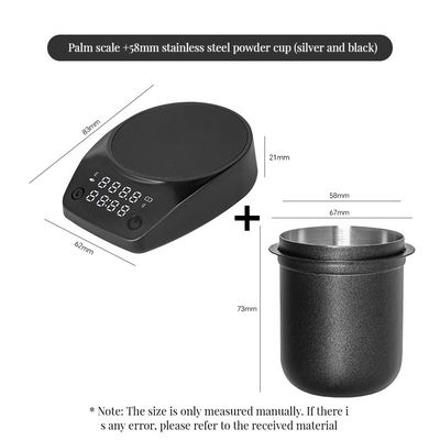 高精度ABSシェルコーヒースケール タイムマナーとC型充電