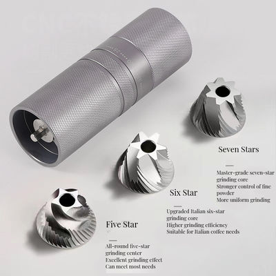 現代のステンレス鋼 C2 エスプレッソ・グリナー 木製ハンドル オーダーメイド・ロゴ 受け入れ