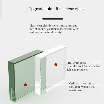 オーダーメイドサイズ モダンホームデコレーション 壁掛け 壁飾りのための全長ドレッシングミラー