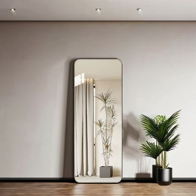 カスタマイズされた全長浴室壁装飾のためのアーチ形でヴィンテージ金属木製鏡
