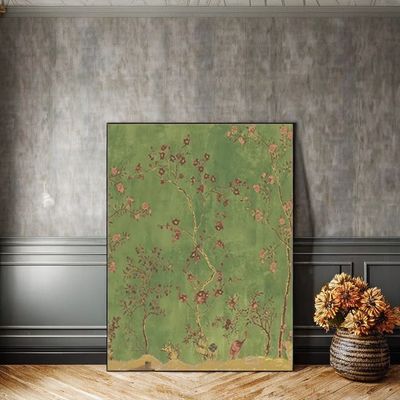 キャンバス上での現代油彩画 スタイリッシュなデジタルプリント ホテルの花の壁飾り