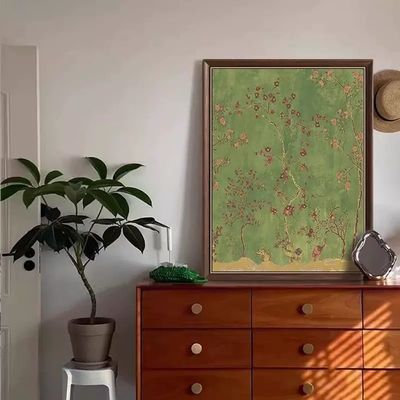 キャンバス上での現代油彩画 スタイリッシュなデジタルプリント ホテルの花の壁飾り