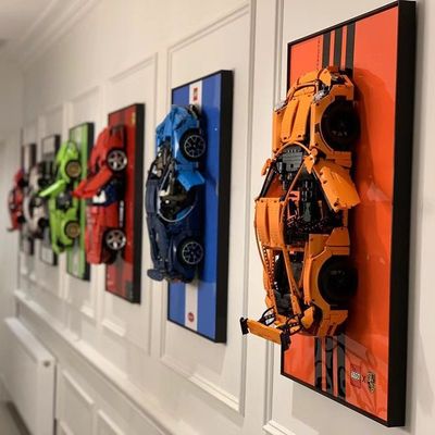 ポリカルボネット モダン・アートデコ 装飾ガラス 自動車展示用写真枠 壁/表展示用