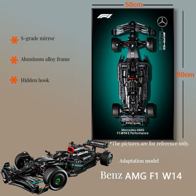 高級アートデコ ガラスカーディスプレイ 壁とテーブルのための写真フレーム