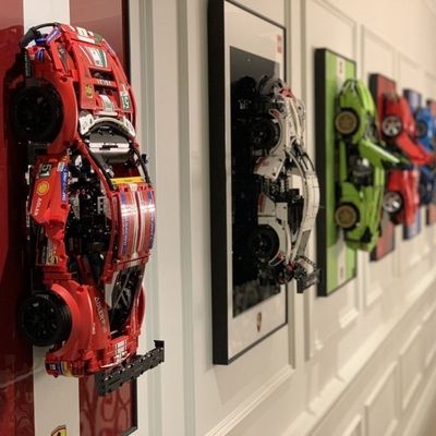 エレガントな30インチ 豪華なアートデコ 装飾ガラス写真フレーム 車用ディスプレイと壁/テーブル