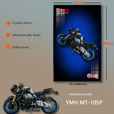 華麗なアートデコデザインのガラス写真枠