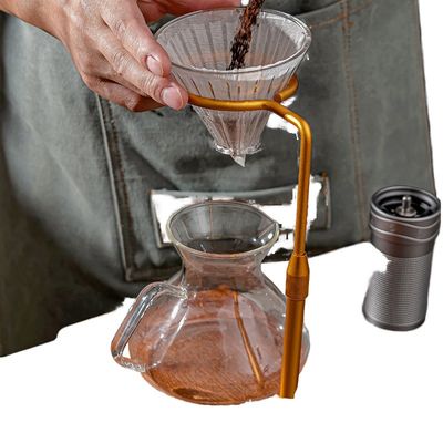 木製 コーヒー メーカー スタンド 銅 滴水 ステーション 緑茶 熟練者