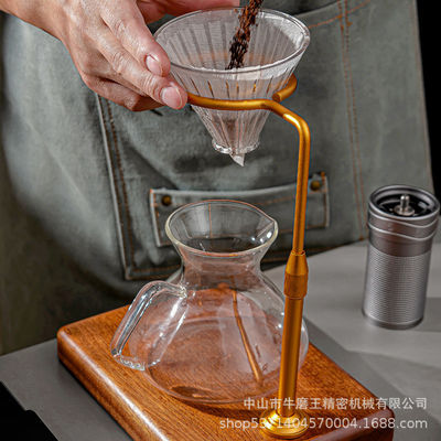 コーヒーメーカーの注入用の固形木製のコーヒードリップステーションの食品グレード材料
