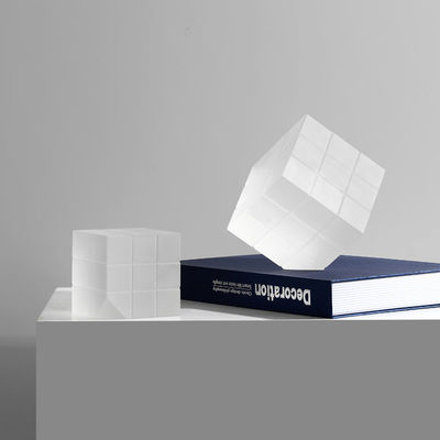 アートデコ デザイン 最善 ルビック立方体 家やオフィス の 装飾 用 ガラス 工芸品