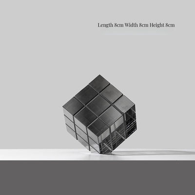スタイリッシュ アートデコ ガラス ルビック立方体 家庭やオフィス用 テーブル装飾