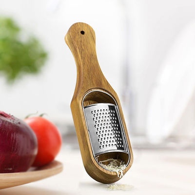 2024 スーパーマーケットのキッチン用 木製チーズ Grater Tool 野菜 ステンレス鋼