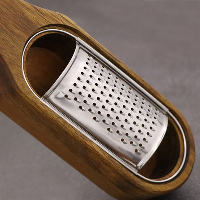 2024 スーパーマーケットのキッチン用 木製チーズ Grater Tool 野菜 ステンレス鋼