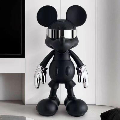 環境に優しい現代 ミッキーマウス リビングルームのセラミックオーナメント テレビキャビネット バーデコ