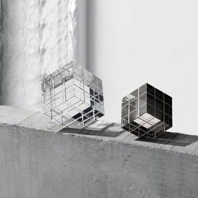 オフィス と 家 トップ 装飾 モダン アート デコ ルビック キューブ デザイン の ガラス 工芸品