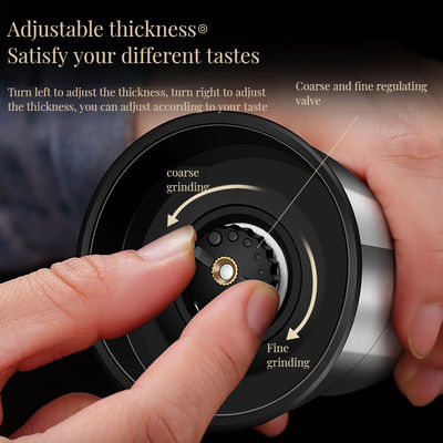 BAMBOO 304 ステンレス スチール 手動 ペッパー スピース ミル 新しく粉砕されたペッパー キューミン 海塩