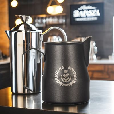 アメリカンスタイルデザインの特殊350ml/500mlステンレスステールエスプレッソコーヒーキャット