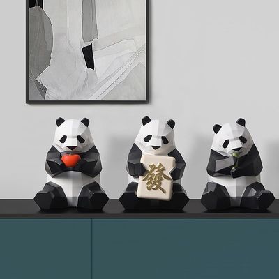 プロモーション ギフト 静的なPVC プラスチック 羊のモデル 子供用テーブル パンダ飾り