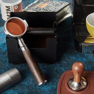 脱ぎ取れるノックバー 防滑シリコンスタンド プラスチックノックボックス コーヒー・ティーツール