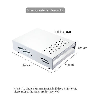クラシック バッグ 形 ドック ボックス 引き出し コーヒー グラウンド 用のステンレス ステンレス 容器