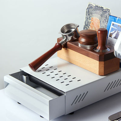 クラシック バッグ 形 ドック ボックス 引き出し コーヒー グラウンド 用のステンレス ステンレス 容器