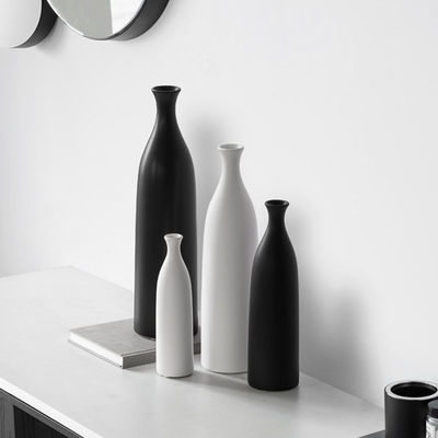 現代的なシンプル 黒と白の陶器 リビングルームの装飾 サイズの中等