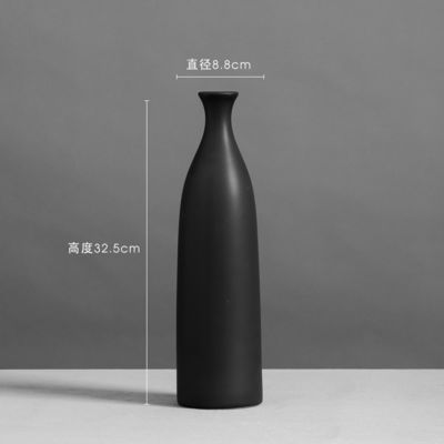 現代的なシンプル 黒と白の陶器 リビングルームの装飾 サイズの中等