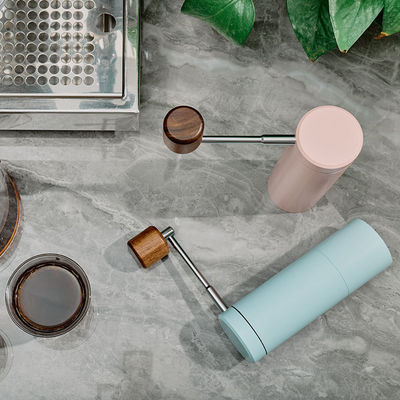 ポータブル 木器 現代のセラミック ブール コーヒー 磨機 手動 調整可能な粗さ