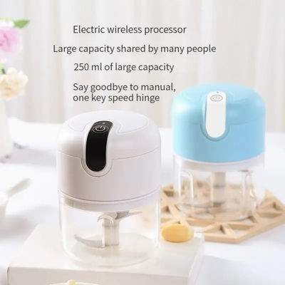キッチンツール 2024 ミニ電動 250ml 堅固な耐久器具のためのニンジンジャーマッシャー