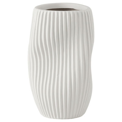 洗練された陶器ポルセラン花瓶 現代のイタリアの水で育てられた花の配置