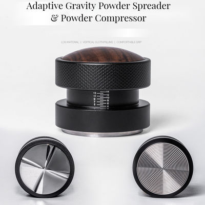 ロゴをカスタマイズ 受け入れられる ノート木とステンレス鋼 エスプレッソ 改造セット 58mm サイズ