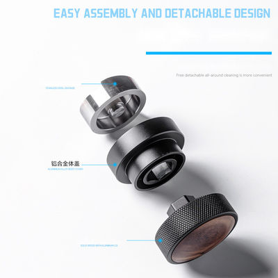 レストラン ホーム カフェ ステンレス エスプレッソ オーヤマ ワールナッツウッド キャップ 58mm サイズ