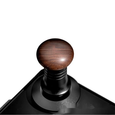 調整深さ 51mm マシッドウッド ハンドル カフェ タンパー ステンレス ステンレス スチール リップル ベース キッチン