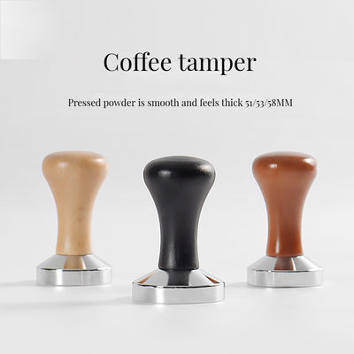 鋳鉄 ポータブル ステンレス スチール コーヒー タムパー 51mm 53mm 58mm バリスタ キッチン エスプレッソ ディストリビューター用のサイズ