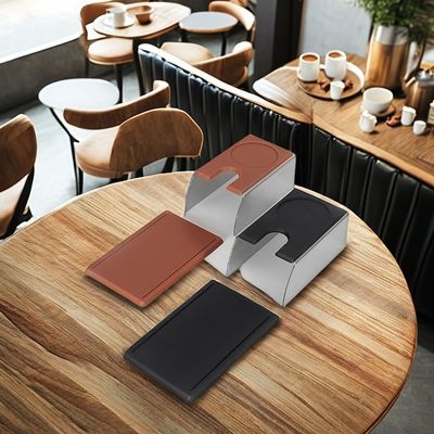 ステンレス スチール と 固木 の デザイン エスプレッソ 改造 ステーション コーヒー の 味 を 増やす