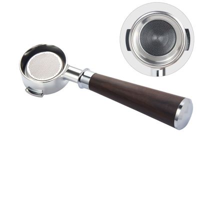 無 フラットウェア型 ポータブル 木製コーヒー パーフェクション 58mm ステンレス・スティール・フンネル