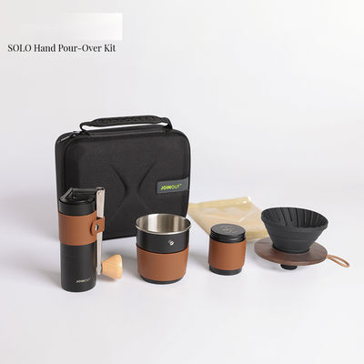陶器製のポルセランコーヒーカップ コーヒー愛好家向け 屋外コーヒーメーカーキット