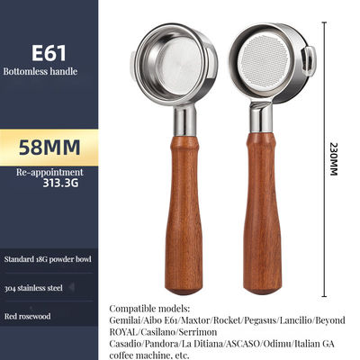 シルバー 51MM 磁気コーヒードーシングリング オーダーメイドロゴ