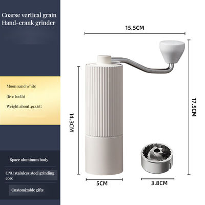 調節可能な速度と蓋付きのステンレスステールマニュアルコーヒーミルナー