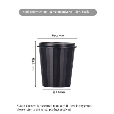 ステンレススタール バリスタ用ドーシングカップ コーヒー粉を正確に測定するためにカスタマイズ可能