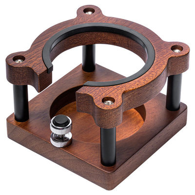 コーヒー ミルク スポンダー スポンマー ミクサー スタンド テンピング ステーション オーガナイザー 箱 木製