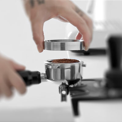 ステンレス コーヒー 豆 改造 エコフレンドリー 51MM 58MM 磁気 コーヒー ドーシング リング