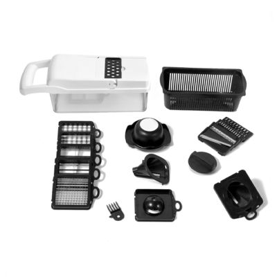 22機能のステンレス・スティール バンブー・フード・チョッパー