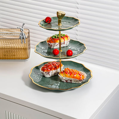 10インチホワイトセラミックプレート 3層使い捨てプレート バレンタインデー イースター用食器
