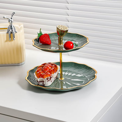 10インチホワイトセラミックプレート 3層使い捨てプレート バレンタインデー イースター用食器