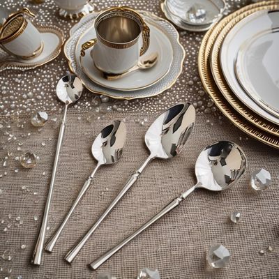 テクニック ホテルや結婚式用 24個セット ステンレス鋼のフロントウェア