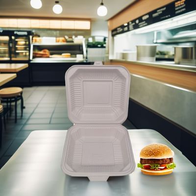白い食品 梱包 使い捨てマイクロ波 安全な 立方型 プラスチック製 弁当箱 蓋付き 価格